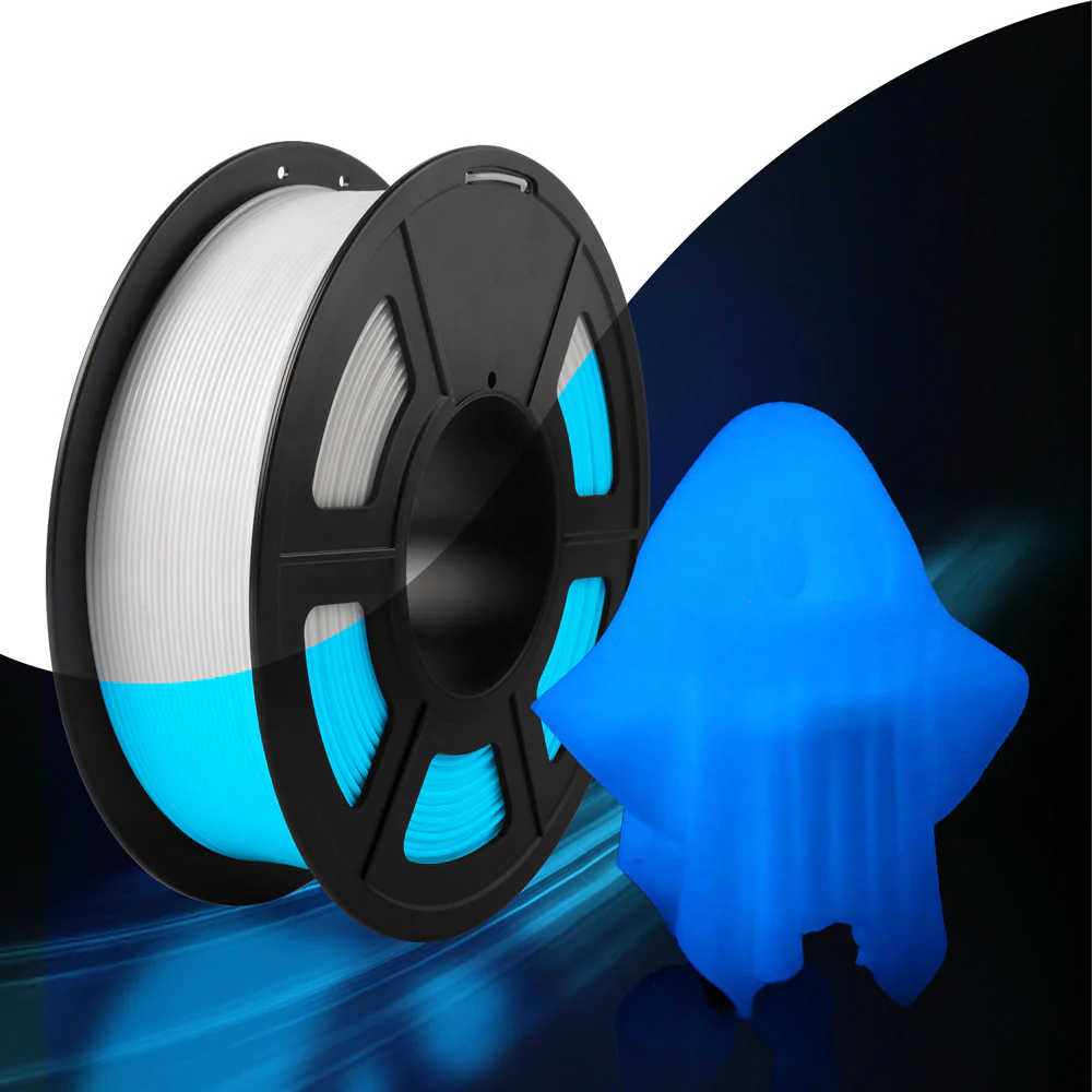 SUNLU Filamento speciale 1 kg, PLA-Glow in Dark, PLA-CF, ASA, EABS, PVB - Image 33