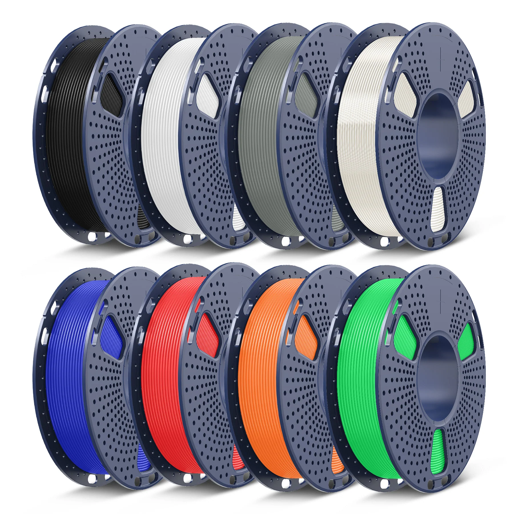 250g di Filamento, PLA, PLA+, PLA+2.0, PLA Meta Filament 250g*8 Rotoli, 0.25kg per Bobina, Confezione da 8, Totale 2kg, Mini Bobina per Stampanti 3D. - Image 10