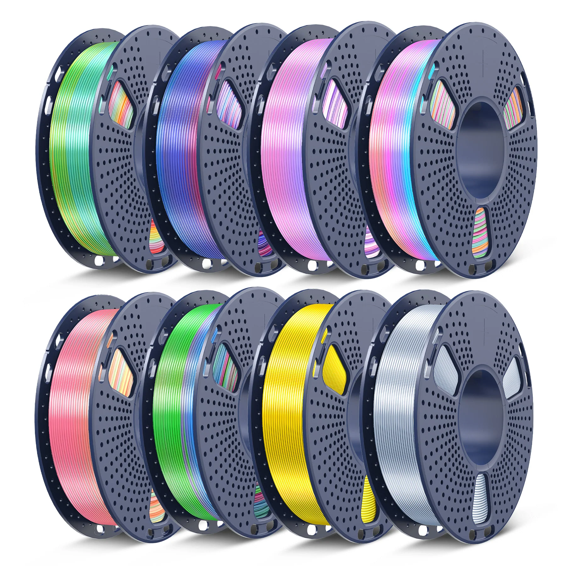 250g di Filamento, PLA, PLA+, PLA+2.0, PLA Meta Filament 250g*8 Rotoli, 0.25kg per Bobina, Confezione da 8, Totale 2kg, Mini Bobina per Stampanti 3D. - Image 18