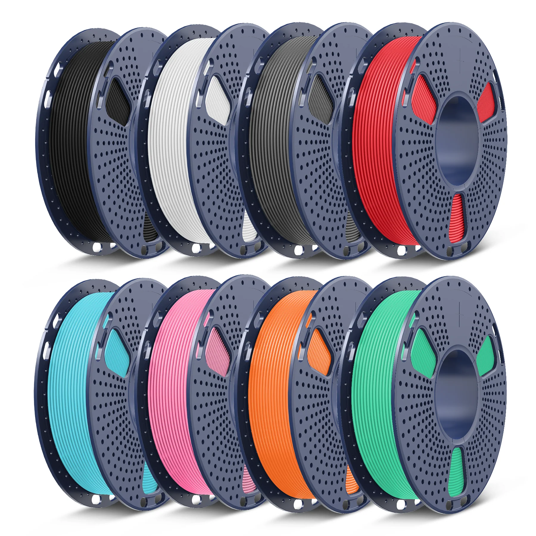 250g di Filamento, PLA, PLA+, PLA+2.0, PLA Meta Filament 250g*8 Rotoli, 0.25kg per Bobina, Confezione da 8, Totale 2kg, Mini Bobina per Stampanti 3D. - Image 19