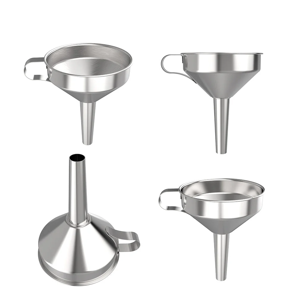 Set di imbuti in acciaio inox 304, per il carico e lo scarico di resine fotosensibili - Image 3