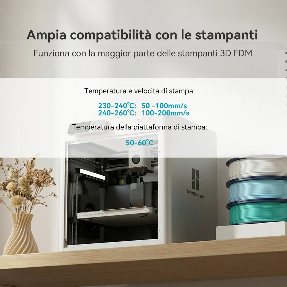 [MOQ: 3KG] Filamento per stampante 3D PLA Meta (colori macaron) 1 kg - Image 6