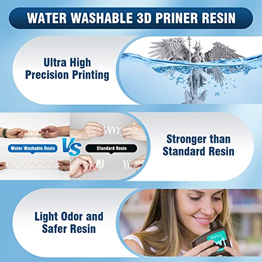 Resina standard da 2000 g e resina standard lavabile con acqua e resina simile all'ABS e resina ad alta resistenza - Image 8