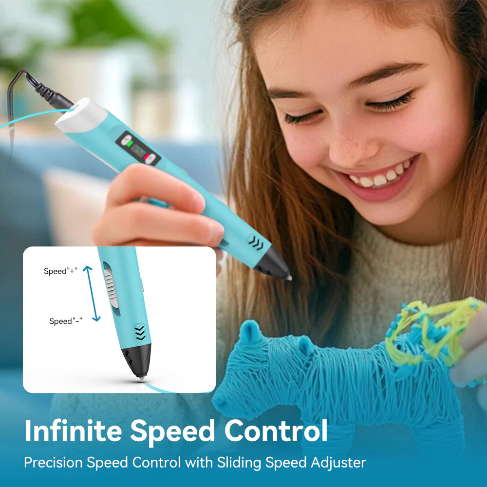 SUNLU 3D Pen Penna per la stampa 3D SL-200, regalo di Natale perfetto per i bambini creativi, adatto ai bambini dai 5 anni in su - Image 8