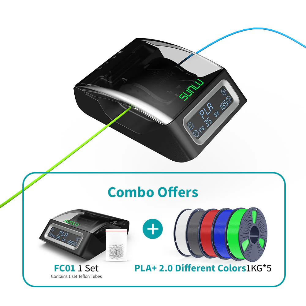 SUNLU Filament Connector FC01, Connettore per Filamento FC01, Saldatore a Fusione, Saldabile a Filamenti PLA, ABS, PETG, PCL, PA e PC da 1,75mm - Image 27