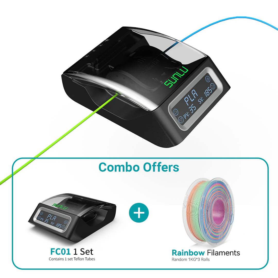 SUNLU Filament Connector FC01, Connettore per Filamento FC01, Saldatore a Fusione, Saldabile a Filamenti PLA, ABS, PETG, PCL, PA e PC da 1,75mm - Image 33
