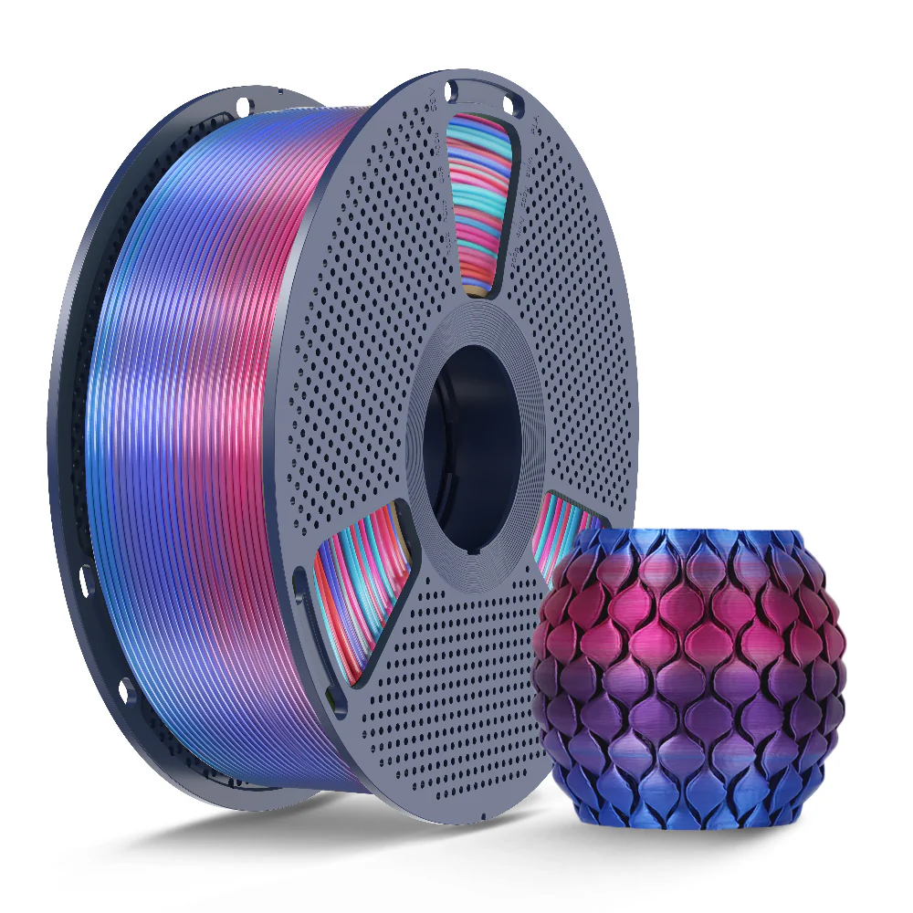 [MOQ: 3KG] Filamento per stampante 3D SILK Rainbow aggiornato (lunghezza di cambio colore 8 metri) 1 kg - Image 18