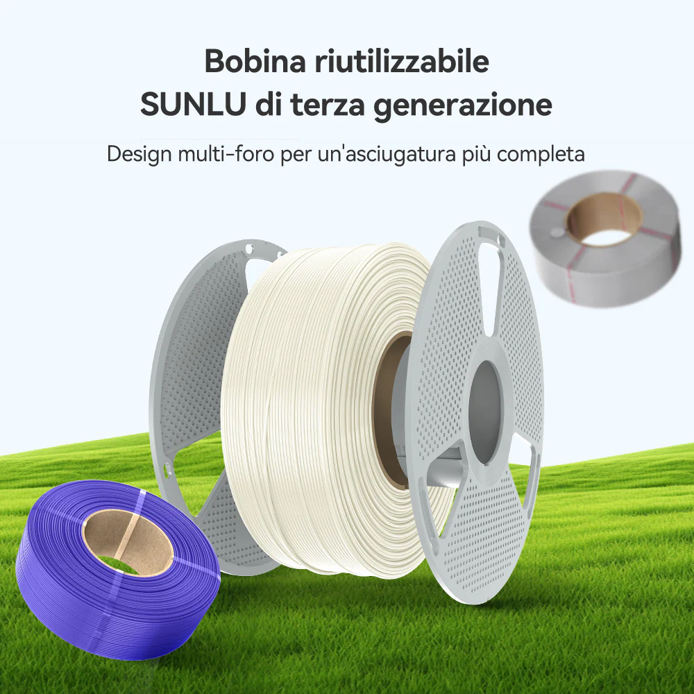 Filamento per Stampante 3D ABS-GF(ABS rinforzato con fibra di vetro) 1KG - Image 16