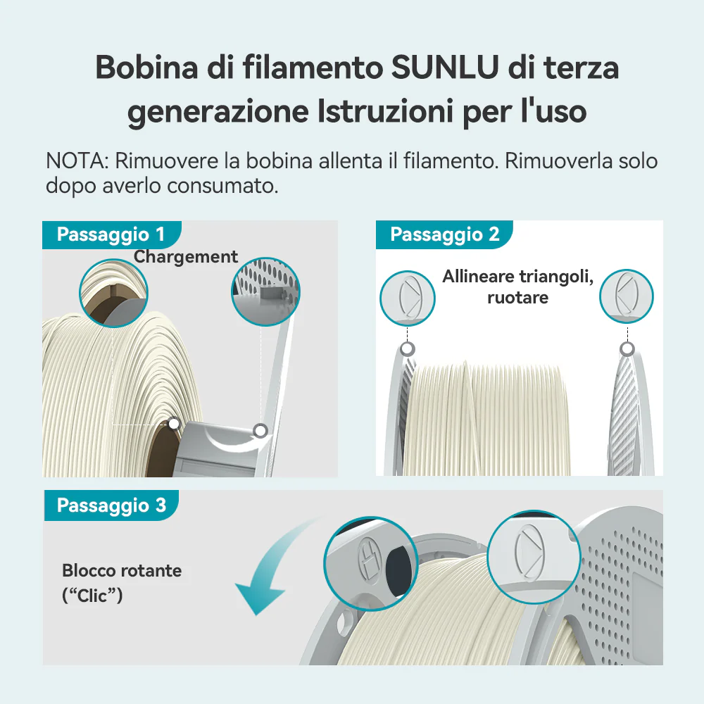 Filamento per Stampante 3D ABS-GF(ABS rinforzato con fibra di vetro) 1KG - Image 9
