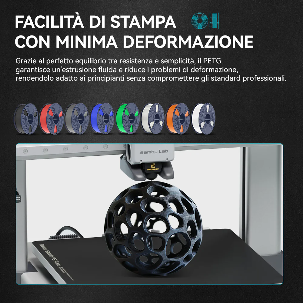 Filamento PETG Standard e ad Alta Velocità 1KG - Image 8