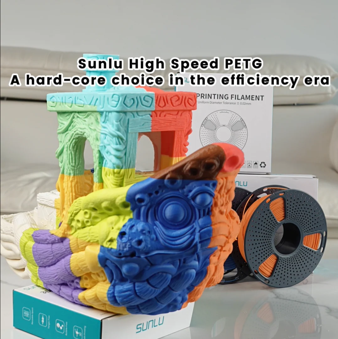[MOQ: 3KG] Filamento per stampante 3D PETG opaco ad alta velocità 1KG, High Speed Matte PETG - Image 10