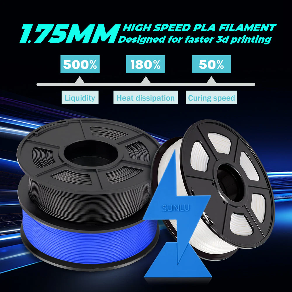 HSPLA, Filamento per stampante 3D ad alta velocità PLA 3KG grande bobina 3KG - Image 8