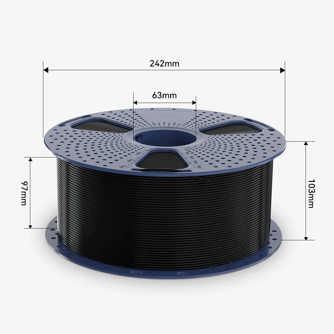 PLA opaco 3KG Grande bobina di filamento per stampanti 3D 3KG - Image 3