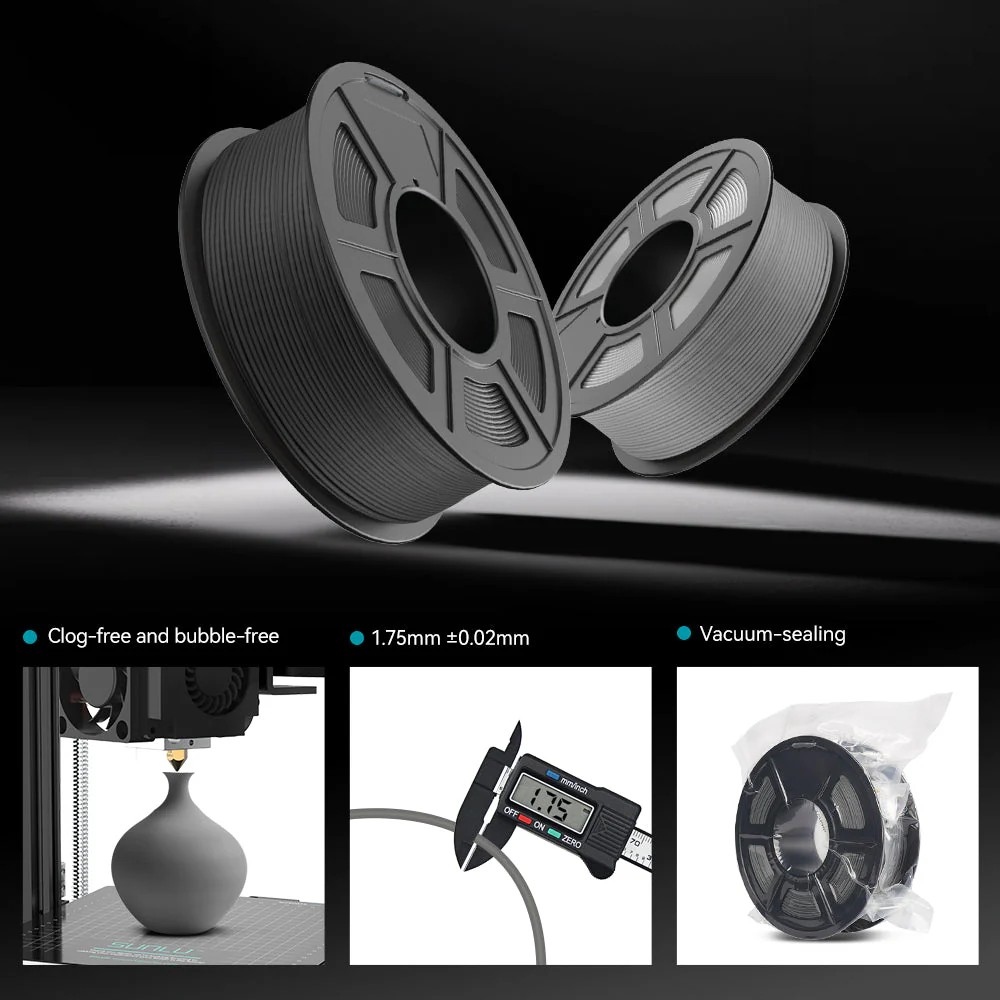 PLA opaco 3KG Grande bobina di filamento per stampanti 3D 3KG - Image 8
