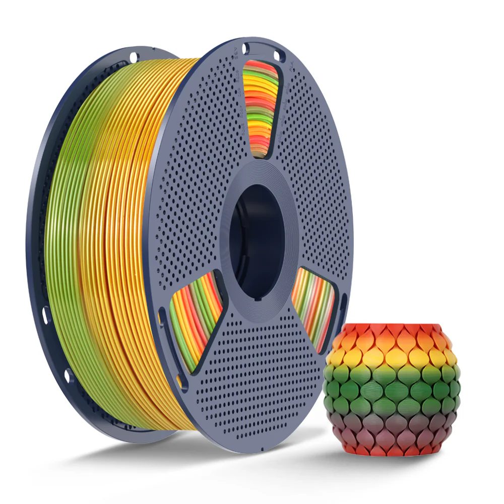 [MOQ: 3KG] Filamento per stampante 3D PLA Rainbow aggiornato (lunghezza di cambio colore 8 metri) 1 kg - Image 17