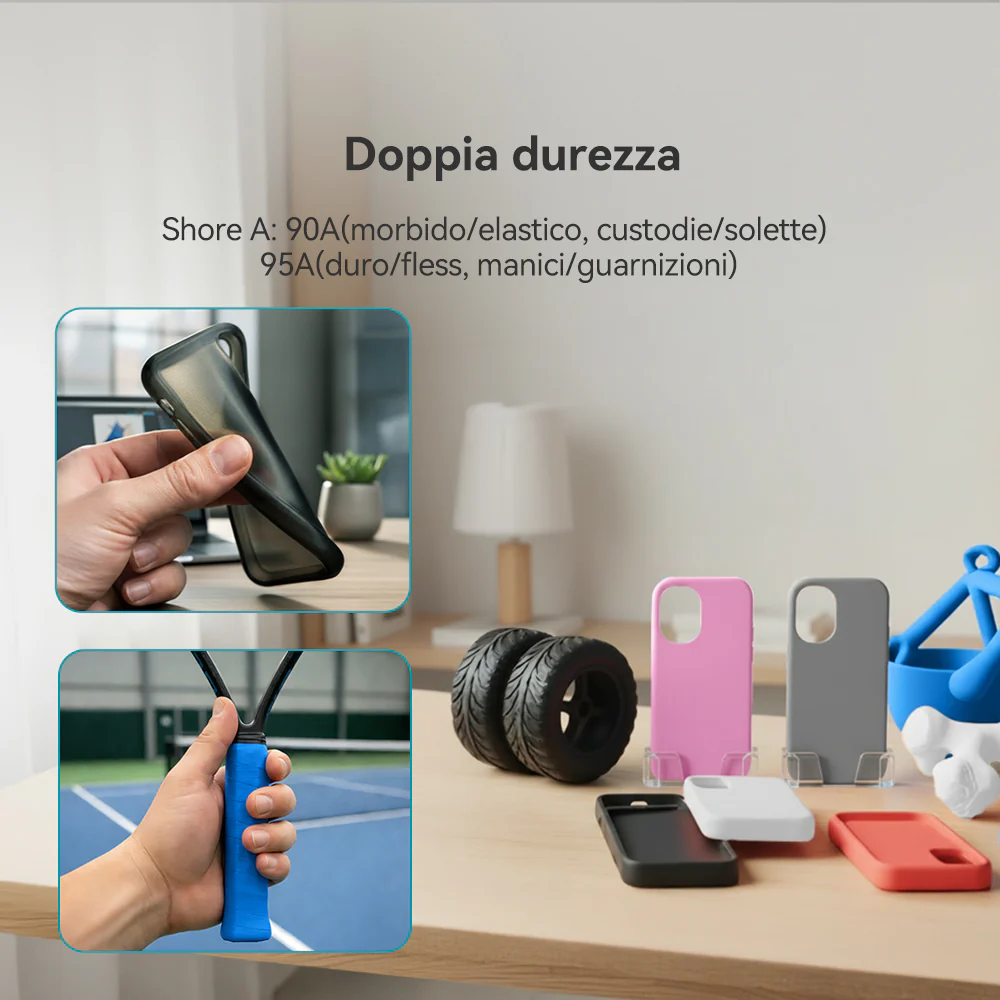 [MOQ: 3KG] Filamento per stampante 3D TPU 95A 1KG - Image 4