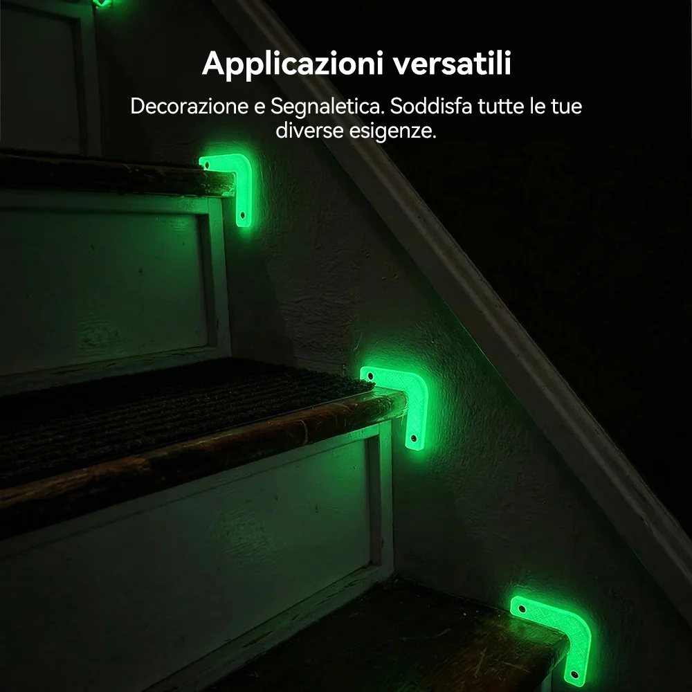 [MOQ: 3KG] Filamento PLA Fluorescente (Luminoso al Buio) per Stampante 3D da 1KG - Image 4