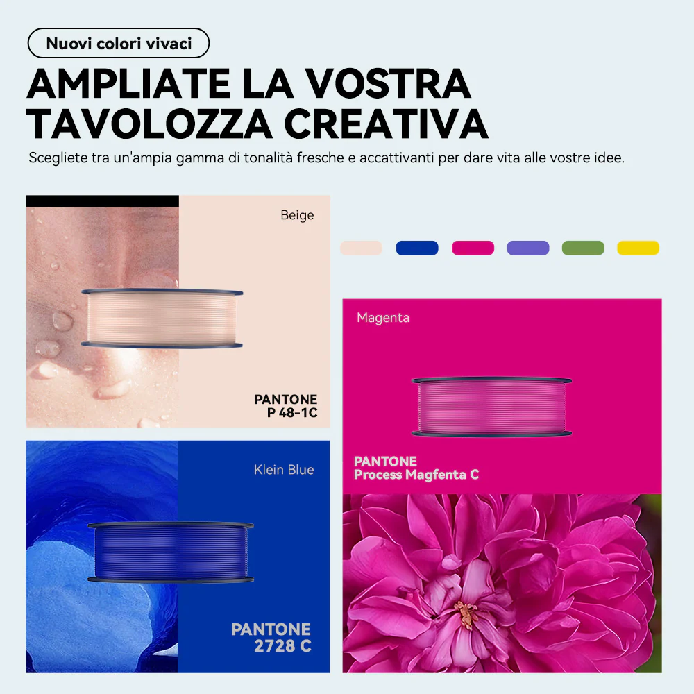 [MOQ: 6KG] PLA Filamento per stampante 3D 1 kg - Image 4
