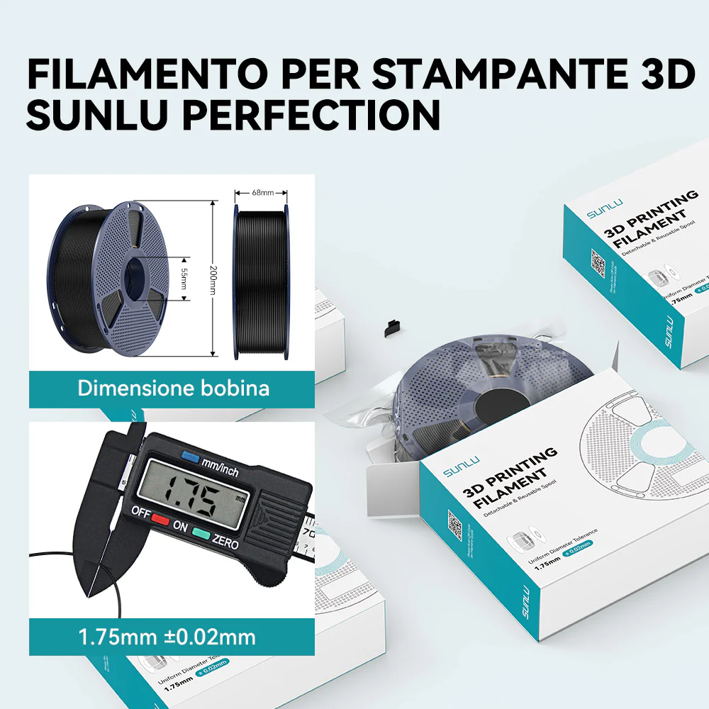 [MOQ: 6KG] PLA Filamento per stampante 3D 1 kg - Image 8