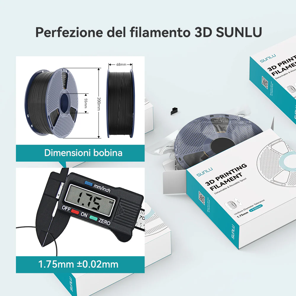 [MOQ: 3KG] Filamento High Speed PLA+ 2.0 (HSPLA Plus 2.0) per Stampanti 3D Ad Alta Velocità - 1KG - Image 9