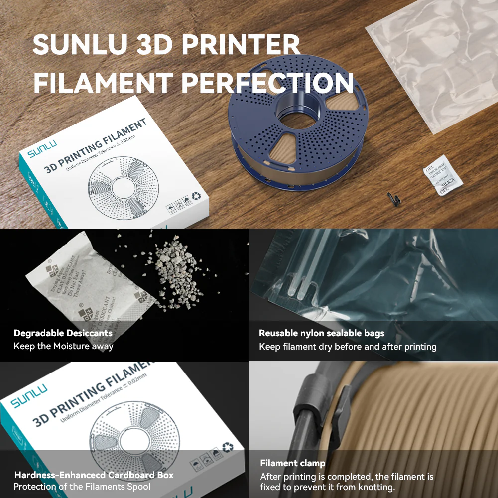 [MOQ: 3KG] PLA Wood, Filamento PLA Legno Ottimizzato per Stampante 3D - 1KG - Image 4