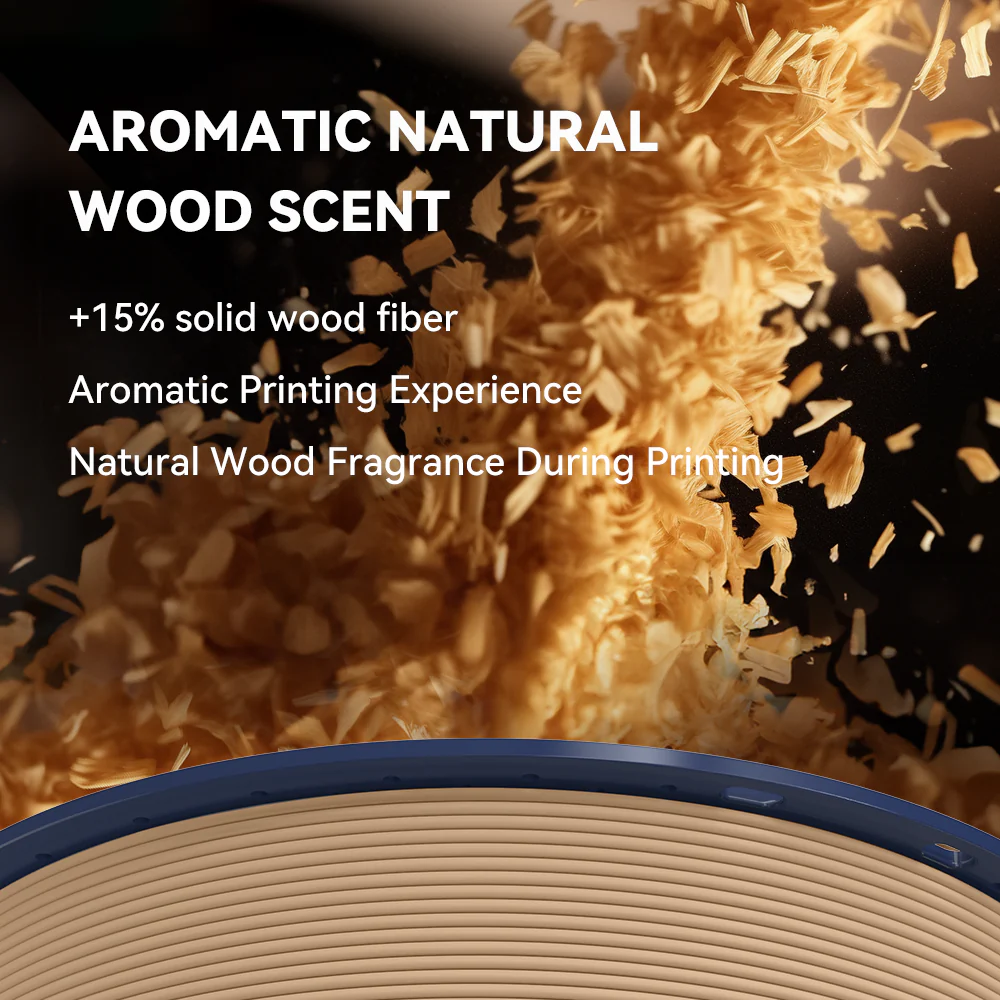 [MOQ: 3KG] PLA Wood, Filamento PLA Legno Ottimizzato per Stampante 3D - 1KG - Image 5