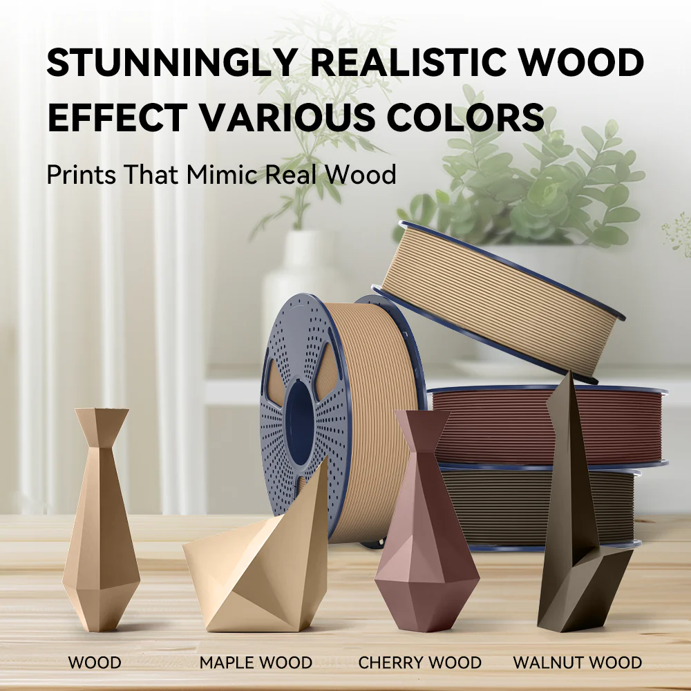 [MOQ: 3KG] PLA Wood, Filamento PLA Legno Ottimizzato per Stampante 3D - 1KG - Image 9