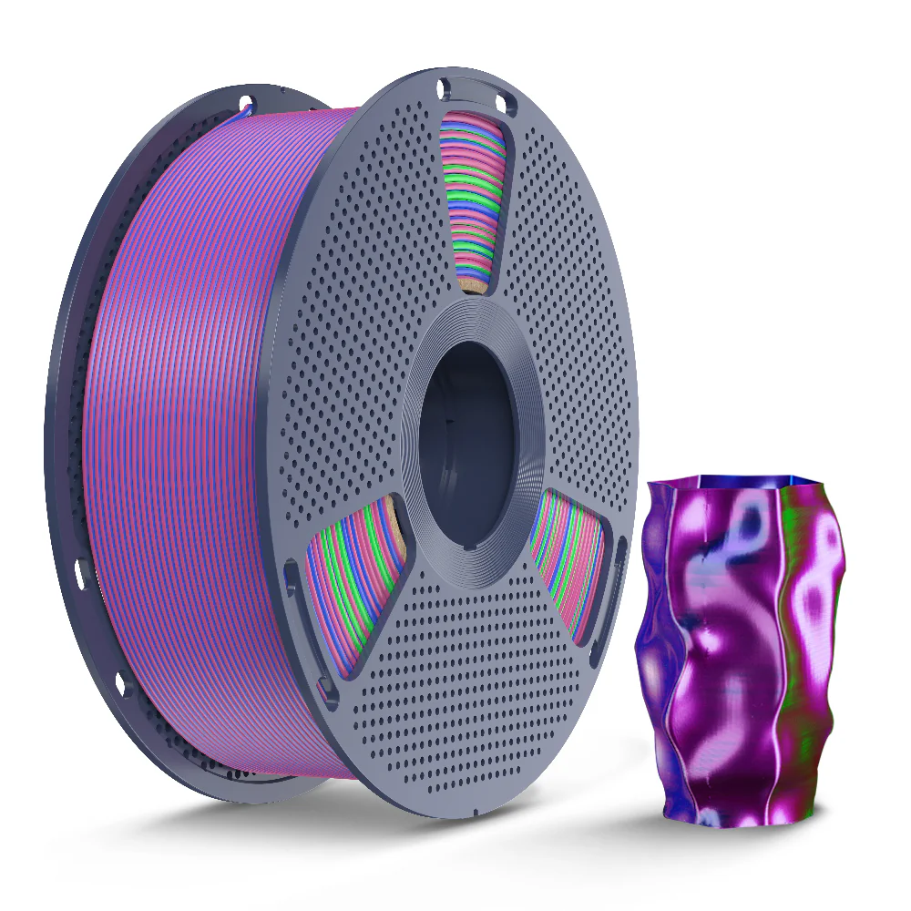 [MOQ: 3KG] Filamento in Seta Multicolore (bicolore, tricolore, quattro colori) per Stampante 3D, 1 kg - Image 13