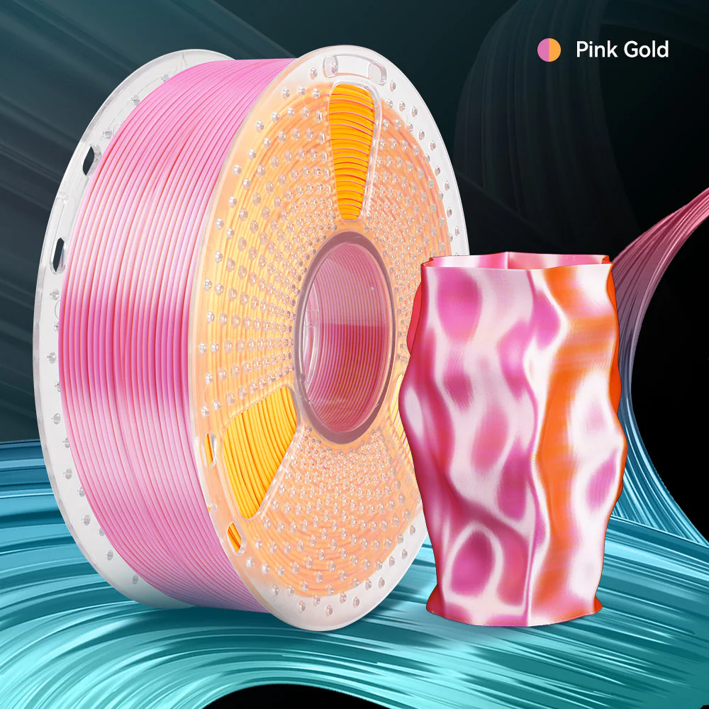 [MOQ: 3KG] Filamento in Seta Multicolore (bicolore, tricolore, quattro colori) per Stampante 3D, 1 kg - Image 25