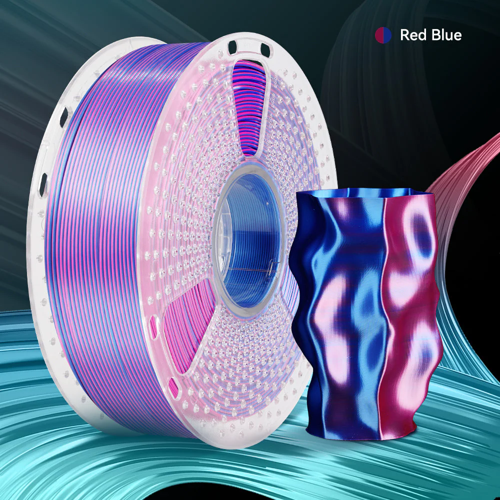 [MOQ: 3KG] Filamento in Seta Multicolore (bicolore, tricolore, quattro colori) per Stampante 3D, 1 kg - Image 26