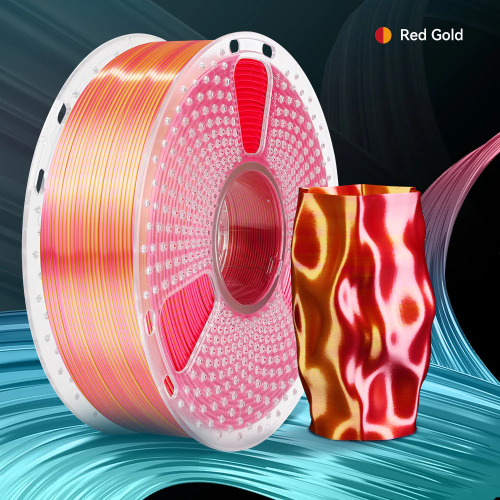 [MOQ: 3KG] Filamento in Seta Multicolore (bicolore, tricolore, quattro colori) per Stampante 3D, 1 kg - Image 27
