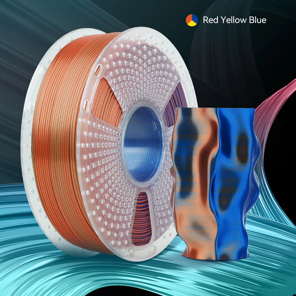 [MOQ: 3KG] Filamento in Seta Multicolore (bicolore, tricolore, quattro colori) per Stampante 3D, 1 kg - Image 28