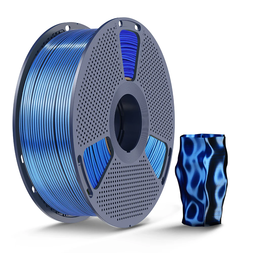 [MOQ: 3KG] Filamento in Seta Multicolore (bicolore, tricolore, quattro colori) per Stampante 3D, 1 kg - Image 4