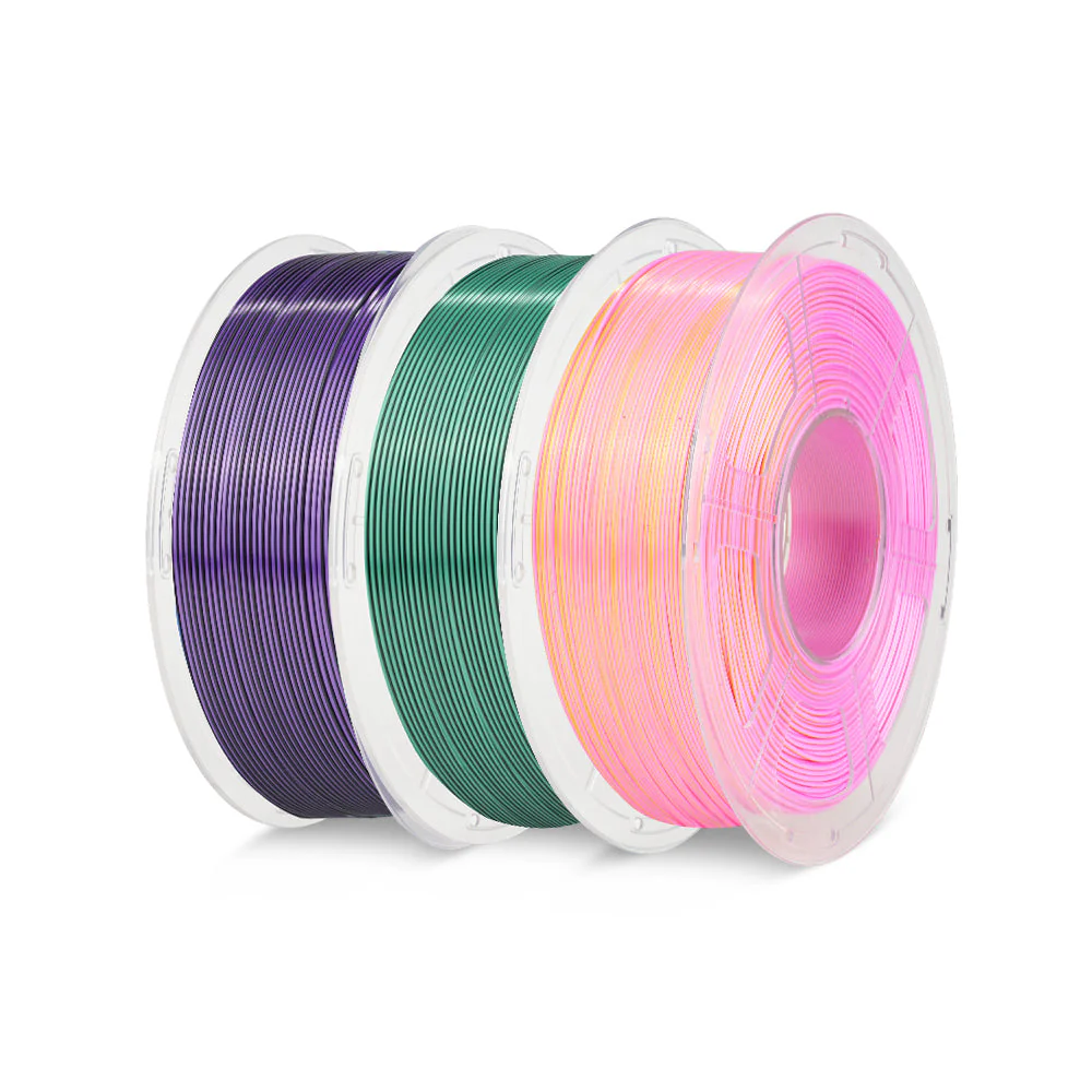 [MOQ: 3KG] Filamento in Seta Multicolore (bicolore, tricolore, quattro colori) per Stampante 3D, 1 kg - Image 41