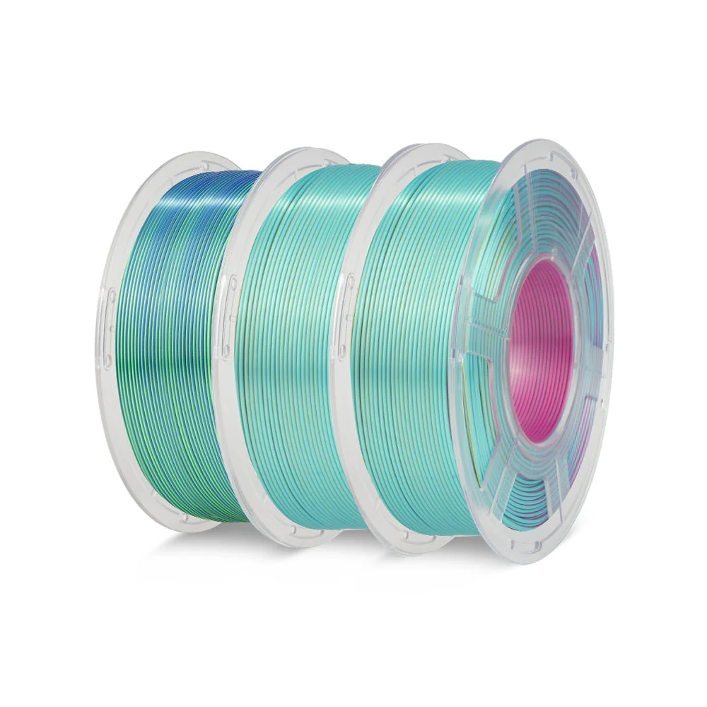 [MOQ: 3KG] Filamento in Seta Multicolore (bicolore, tricolore, quattro colori) per Stampante 3D, 1 kg - Image 43
