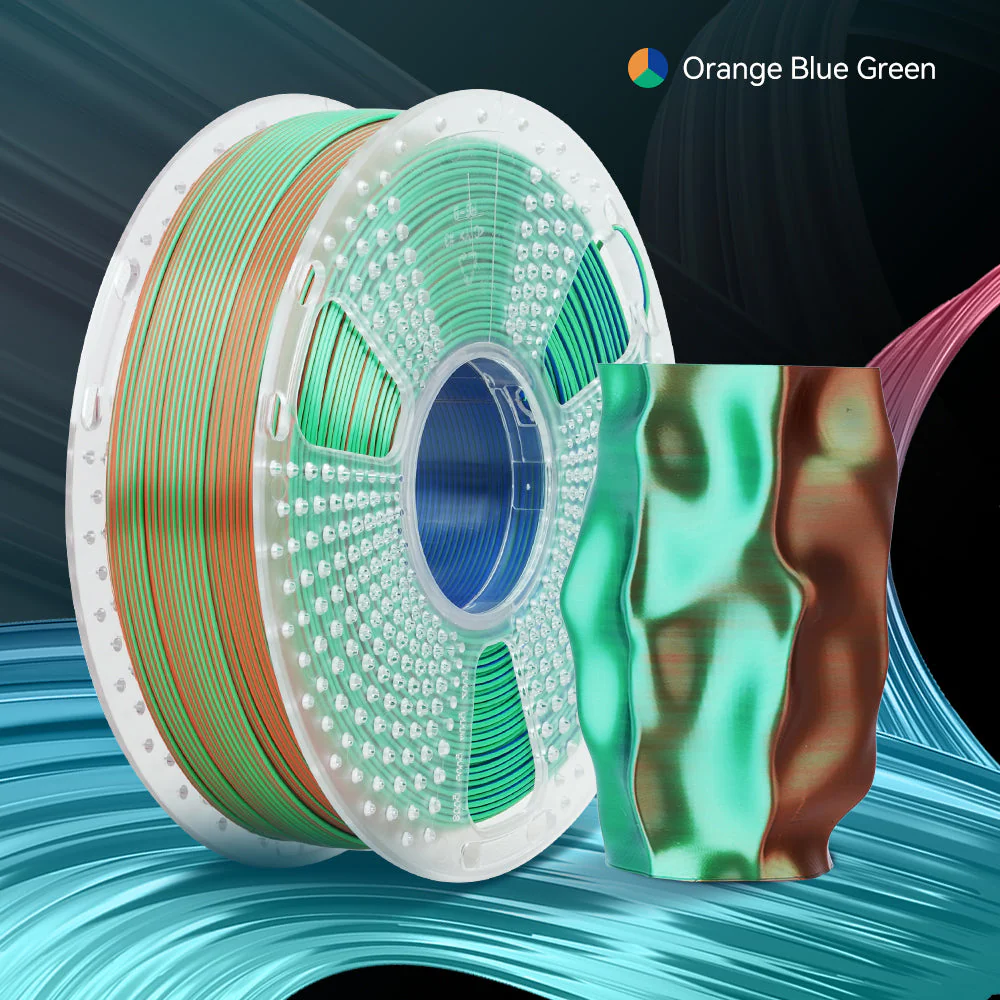[MOQ: 3KG] Filamento in Seta Multicolore (bicolore, tricolore, quattro colori) per Stampante 3D, 1 kg - Image 47