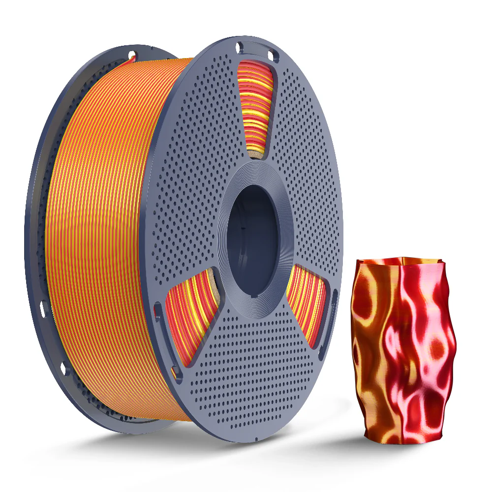 [MOQ: 3KG] Filamento in Seta Multicolore (bicolore, tricolore, quattro colori) per Stampante 3D, 1 kg - Image 6