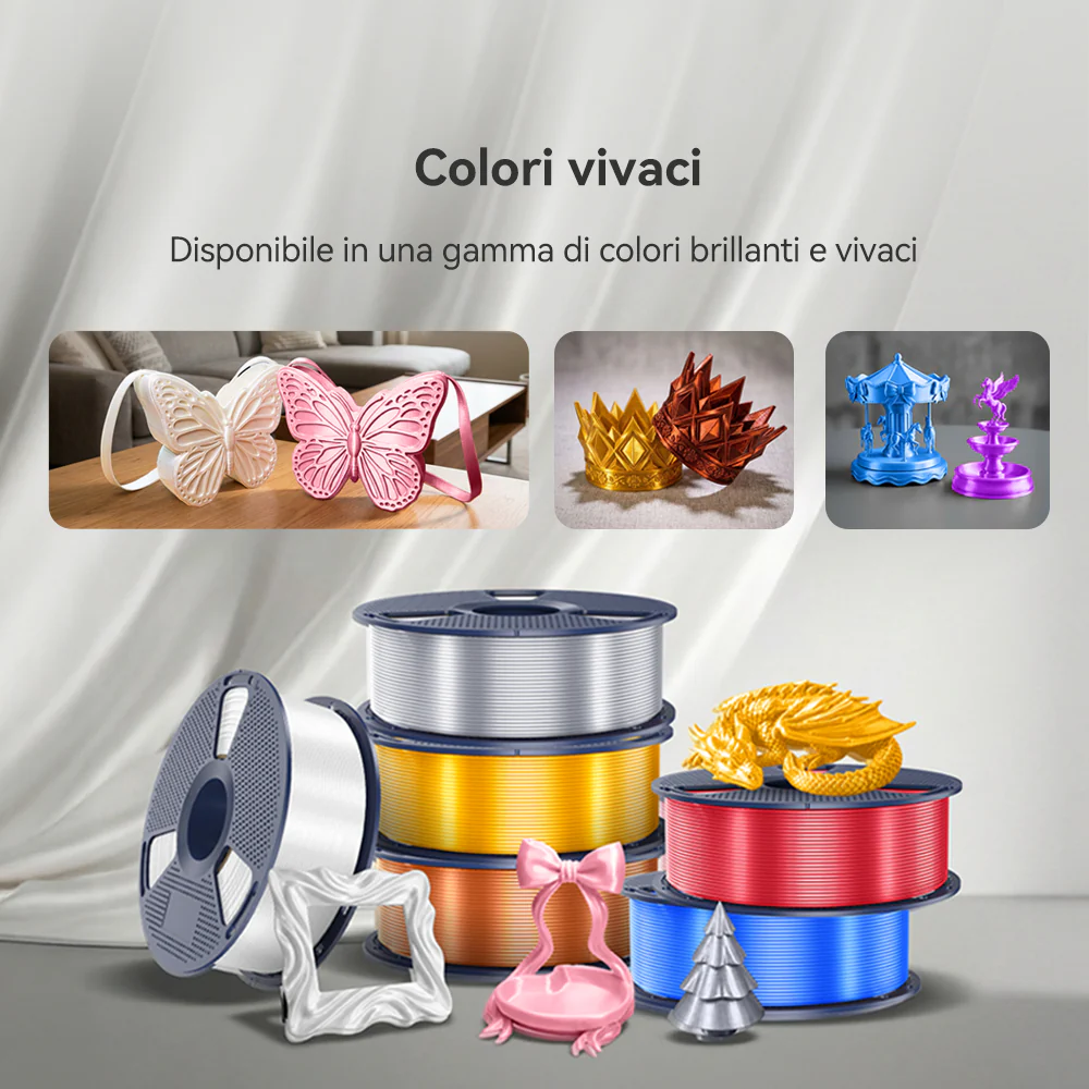 [MOQ: 3KG] Filamento per Stampante 3D SILK – 1KG - Image 3