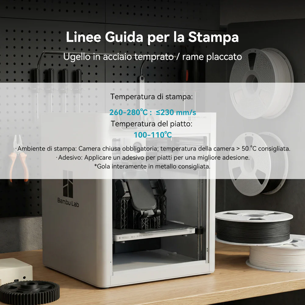 Filamento PC-ABS per Stampanti 3D - 1Kg ad Alta Resistenza - Image 7