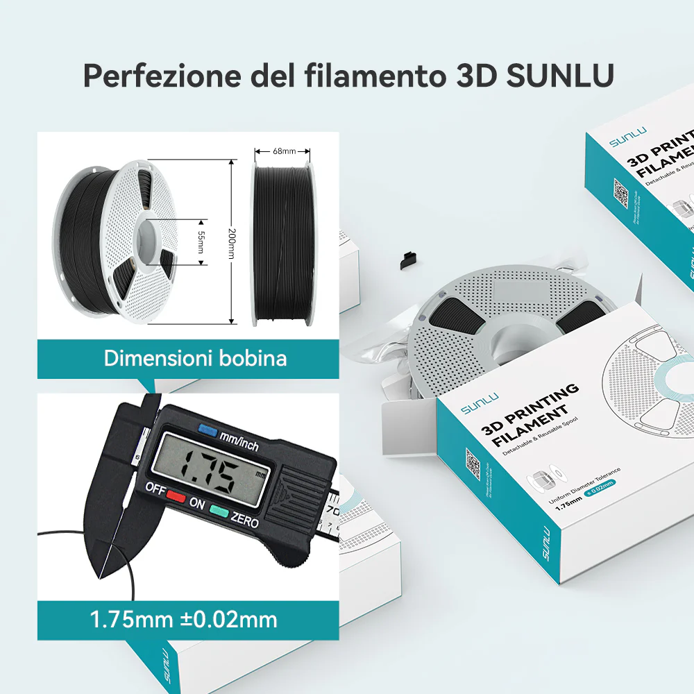 Filamento PC-ABS per Stampanti 3D - 1Kg ad Alta Resistenza - Image 8