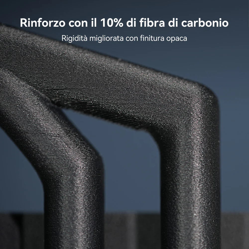 PETG-CF (fibra di carbonio PETG) filamento della stampante 3D 1KG - Image 5