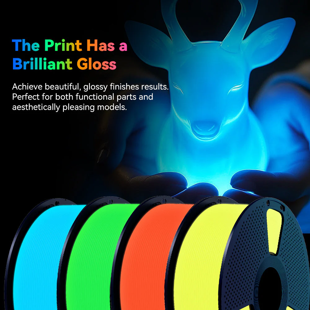 [MOQ: 3KG] Filamento PETG Fluorescente (Luminoso al Buio) per Stampante 3D - 1KG - Image 10