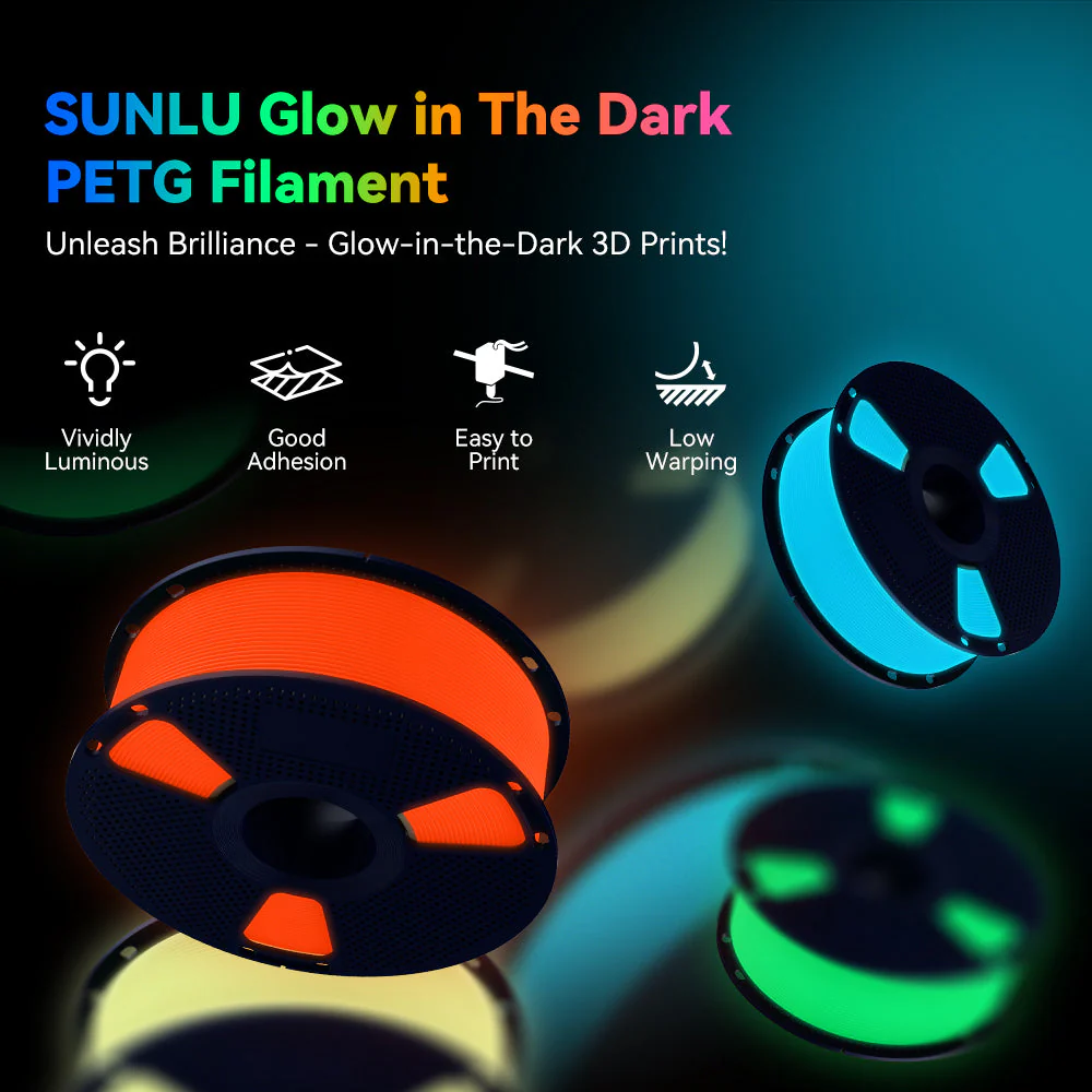 [MOQ: 3KG] Filamento PETG Fluorescente (Luminoso al Buio) per Stampante 3D - 1KG - Image 9