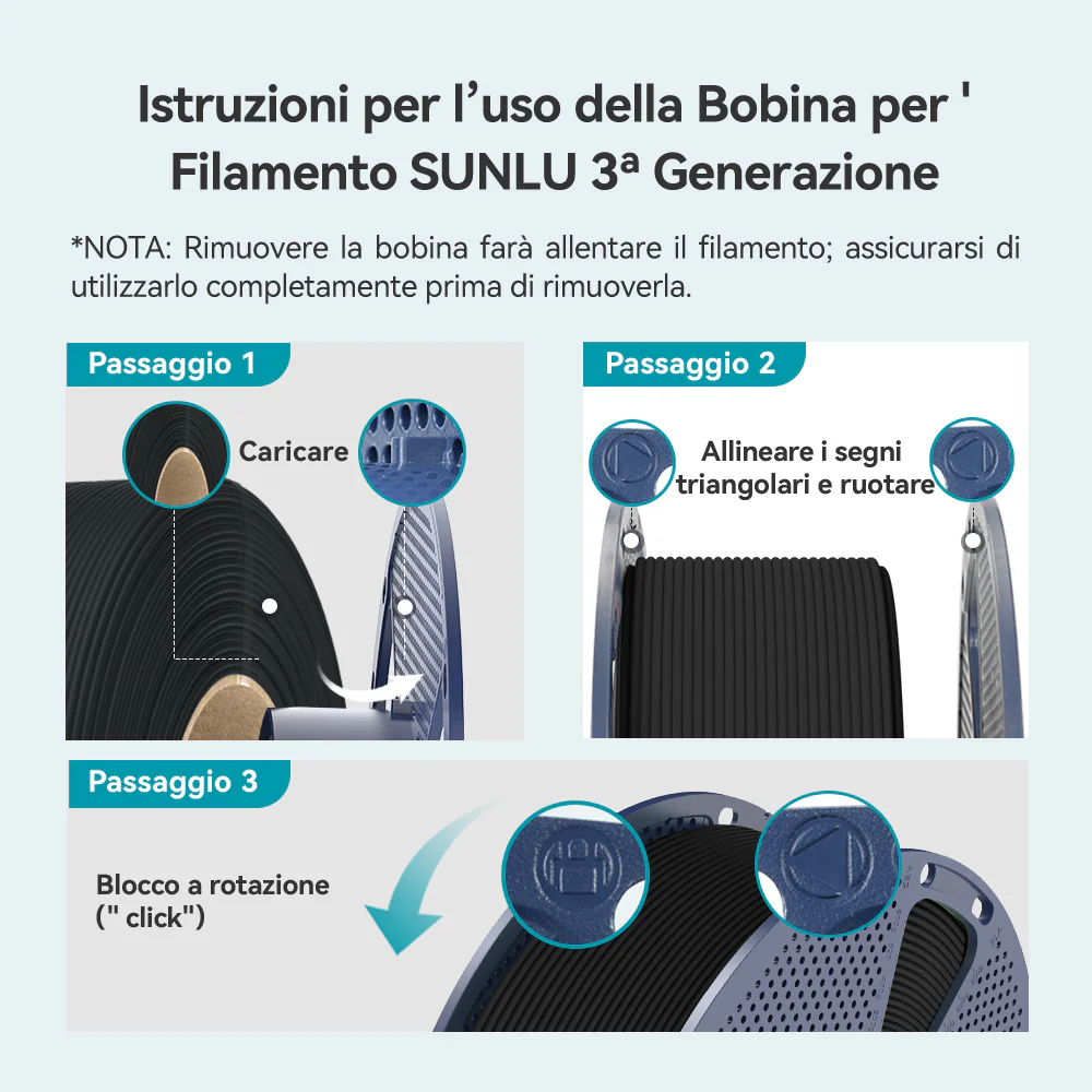 [MOQ: 3KG]Filamento per stampante 3D in fibra di carbonio PLA 1KG PLACF - Image 8