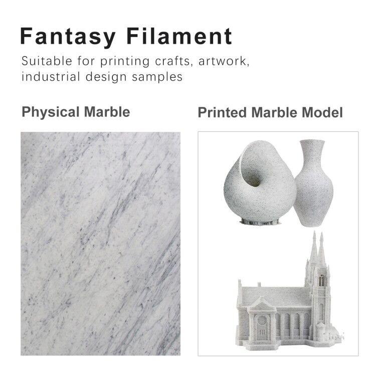 [MOQ: 3KG] Filamento PLA Marmo per Stampante 3D - 1KG - Image 3