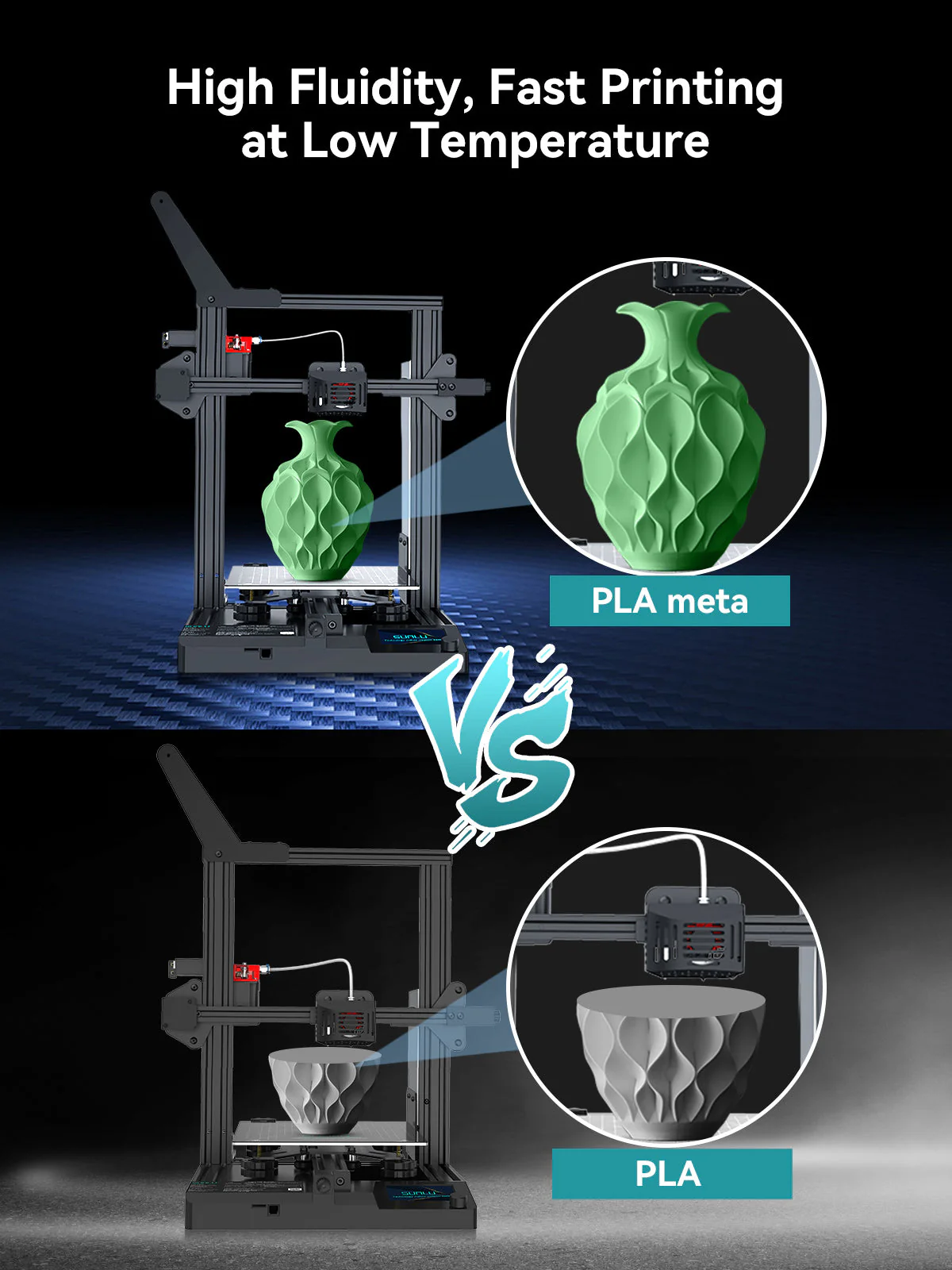 PLA Meta (colori Macaron) 3KG Grande bobina di filamento della stampante 3D 3KG - Image 8