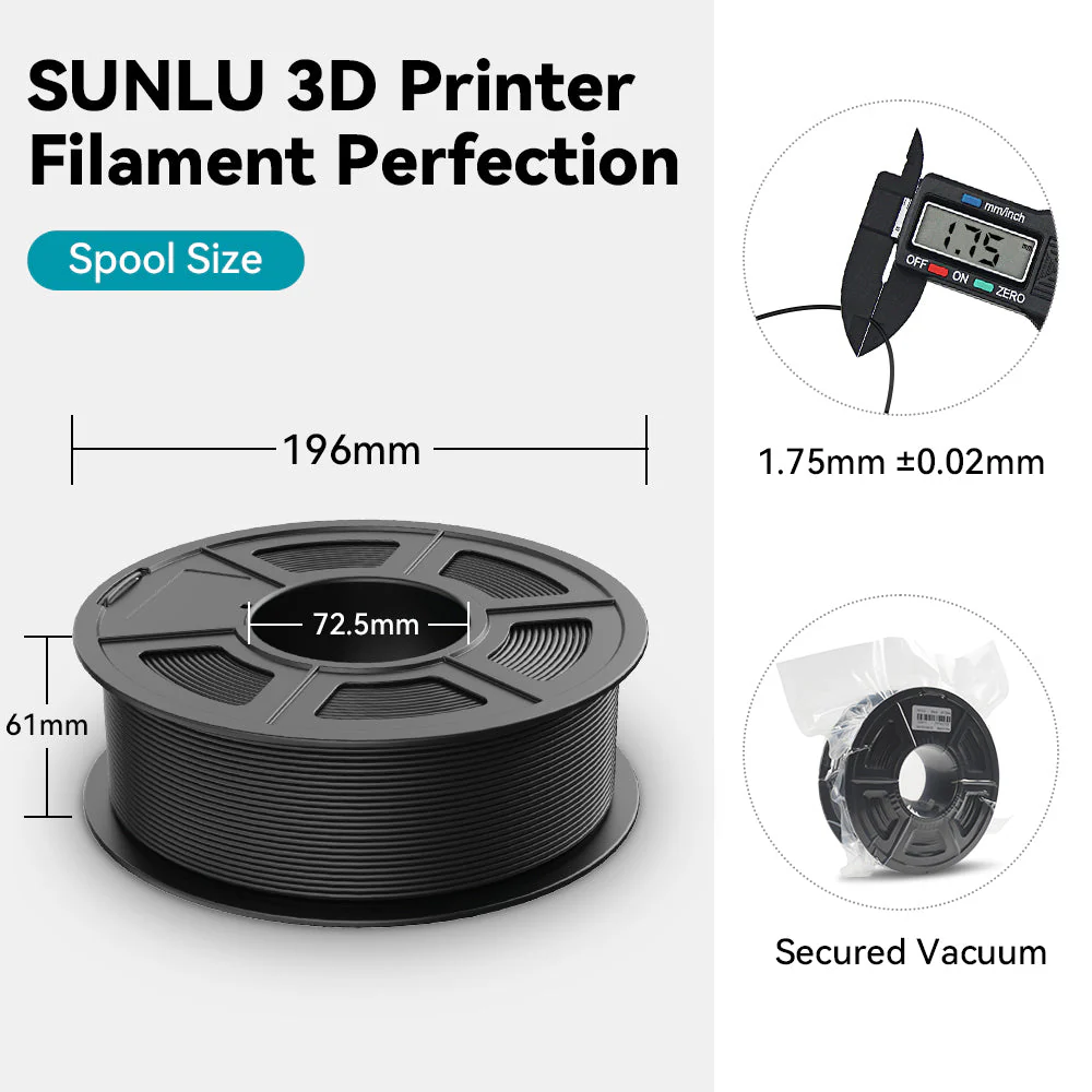 PLA+ (PLA Plus) 3KG Grande bobina di filamento per stampante 3D 3KG - Image 7