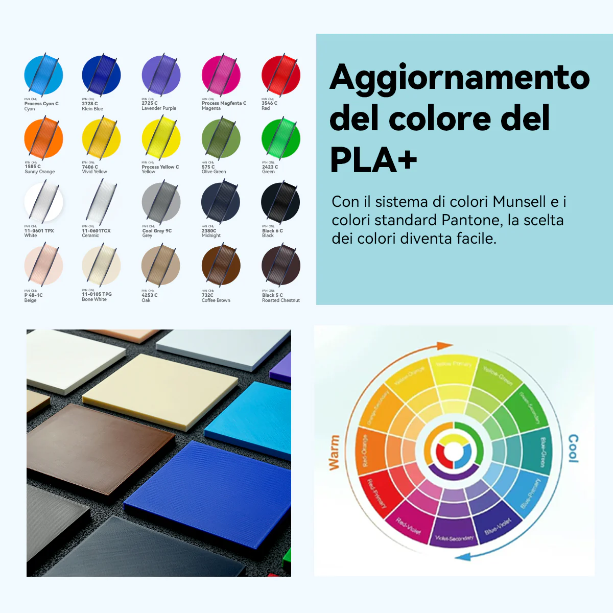 [MOQ: 6KG] Filamento PLA+ (PLA Plus) per Stampanti 3D, 1KG - Image 5