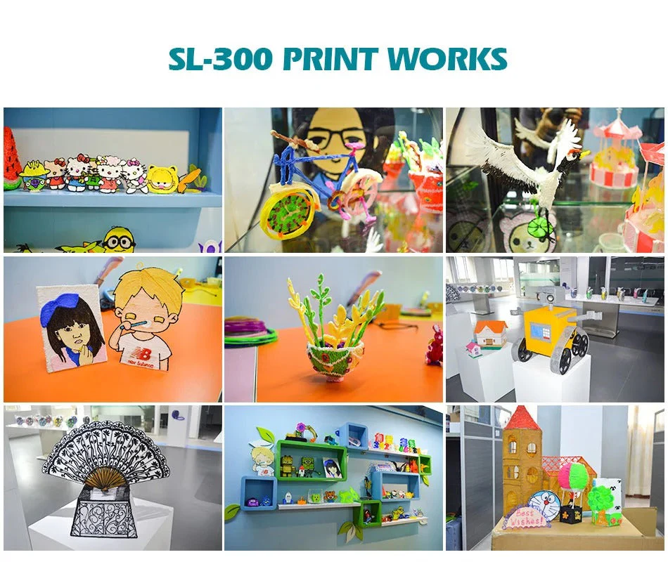 [-2 € cadauno acquistando 2 pezzi] Penna 3D SL-300, Penna Portatile per Stampa 3D – Compatibile con Filamenti PLA / ABS, Ideale per DIY, Giocattoli Educativi e Regali Popolari per Bambini - Image 3