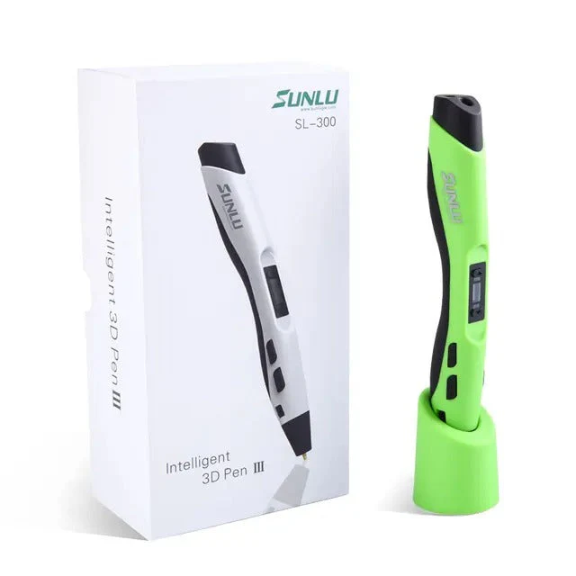 [-2 € cadauno acquistando 2 pezzi] Penna 3D SL-300, Penna Portatile per Stampa 3D – Compatibile con Filamenti PLA / ABS, Ideale per DIY, Giocattoli Educativi e Regali Popolari per Bambini - Image 9
